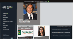 Desktop Screenshot of medef-isere.com